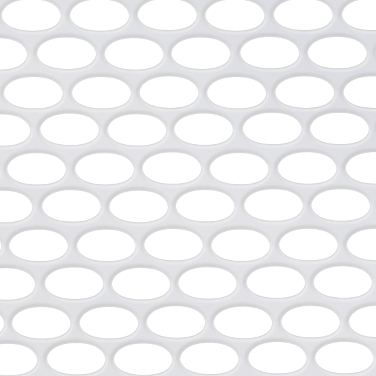 430 Stainless Grille Mesh For Peterbilt 379 With Short Hood - Alternating Oval Holes