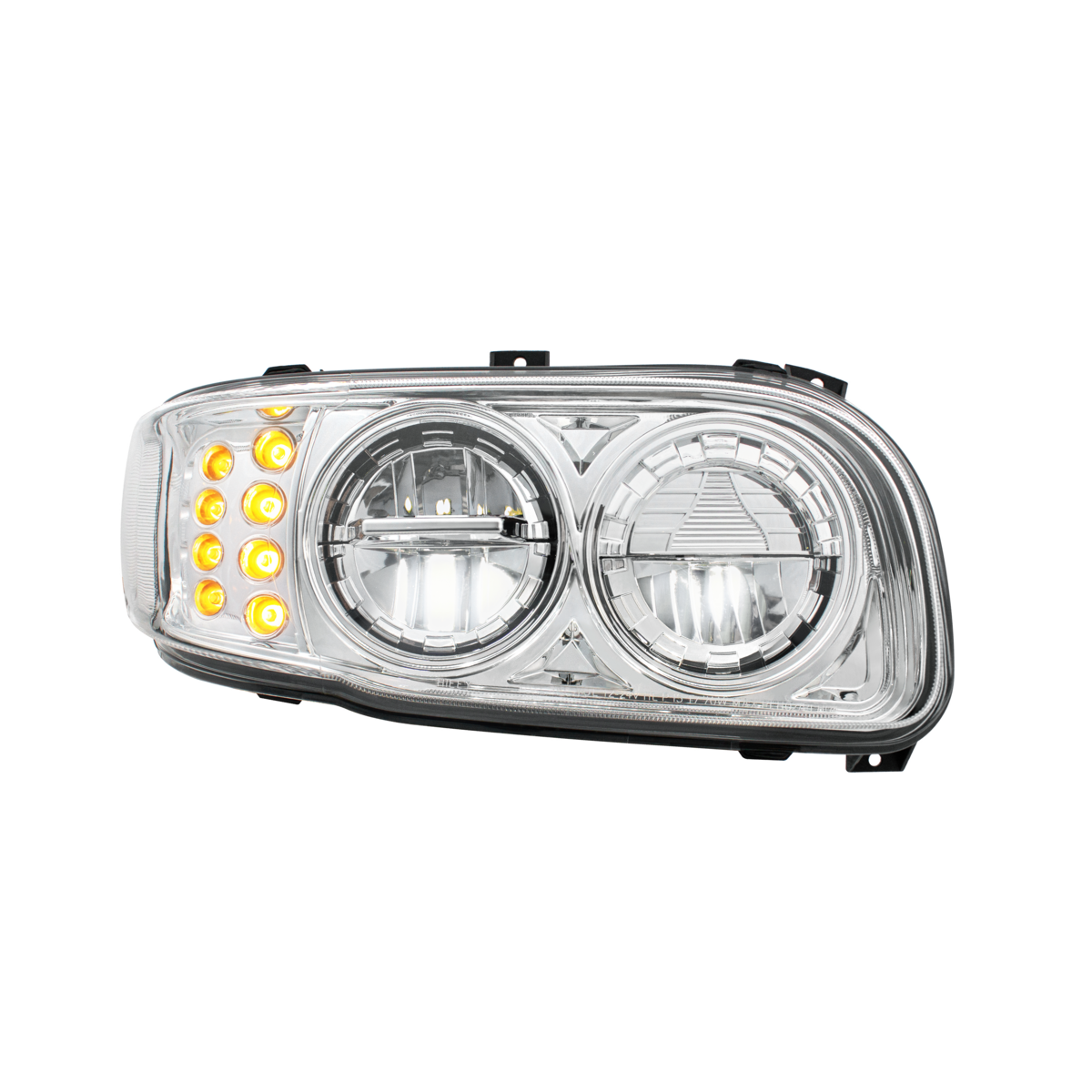 High Power LED Headlight With 8 LED Turn & 4 LED Position Light For 2008-2024 Peterbilt 389
