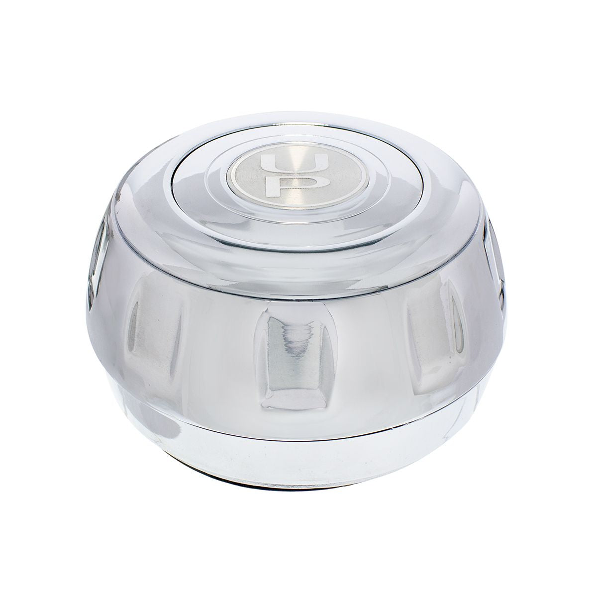 Chrome Steering Wheel Hub & Horn Button Kit For Kenworth (1995-1997) & Peterbilt (1993-1998)