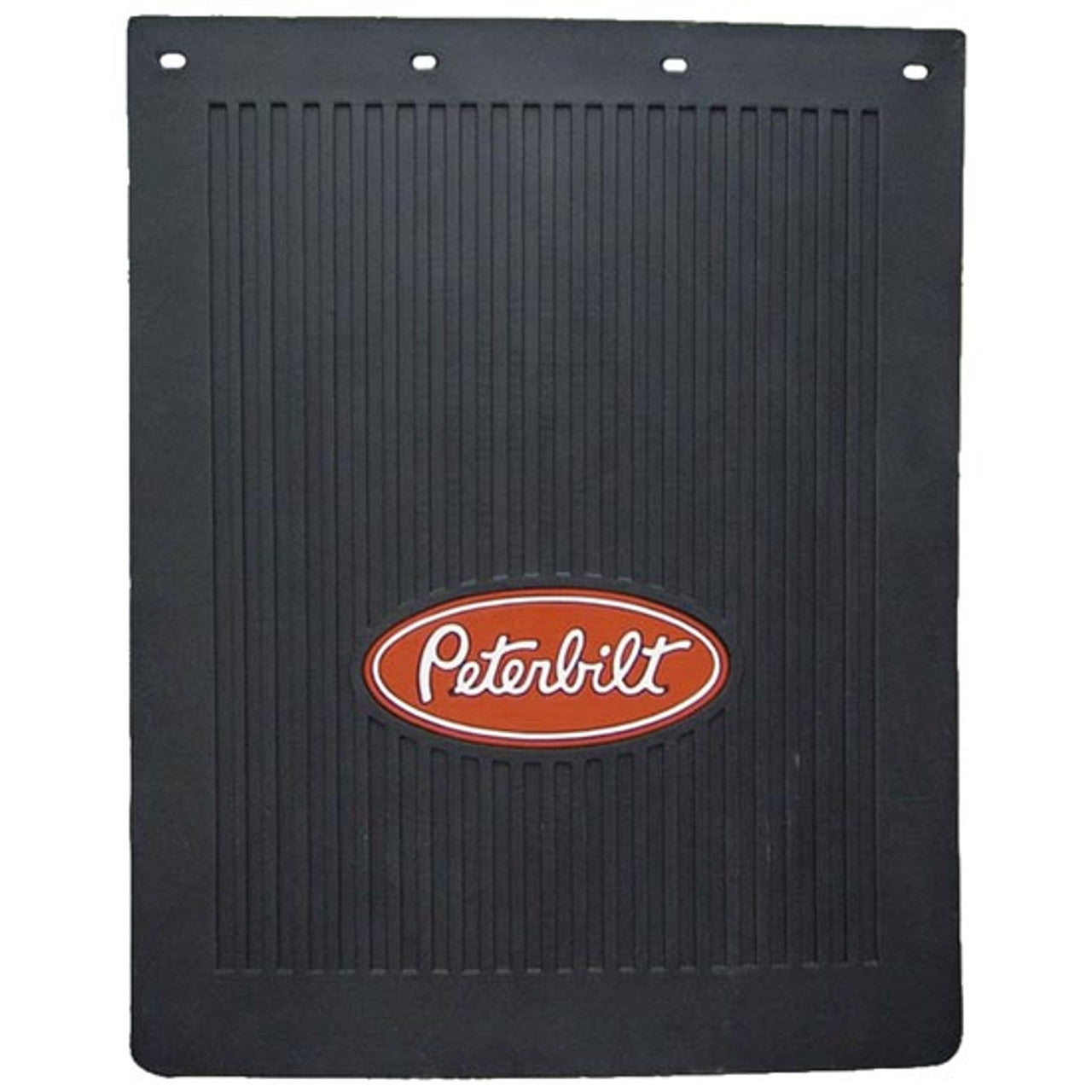 24 X 30 Inch Peterbilt Logo Mud Flap Black Rubber