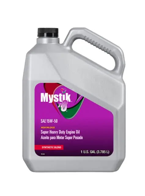 Mystik JT-8 Synthetic Blend Heavy Duty Motor Oil 15W-50