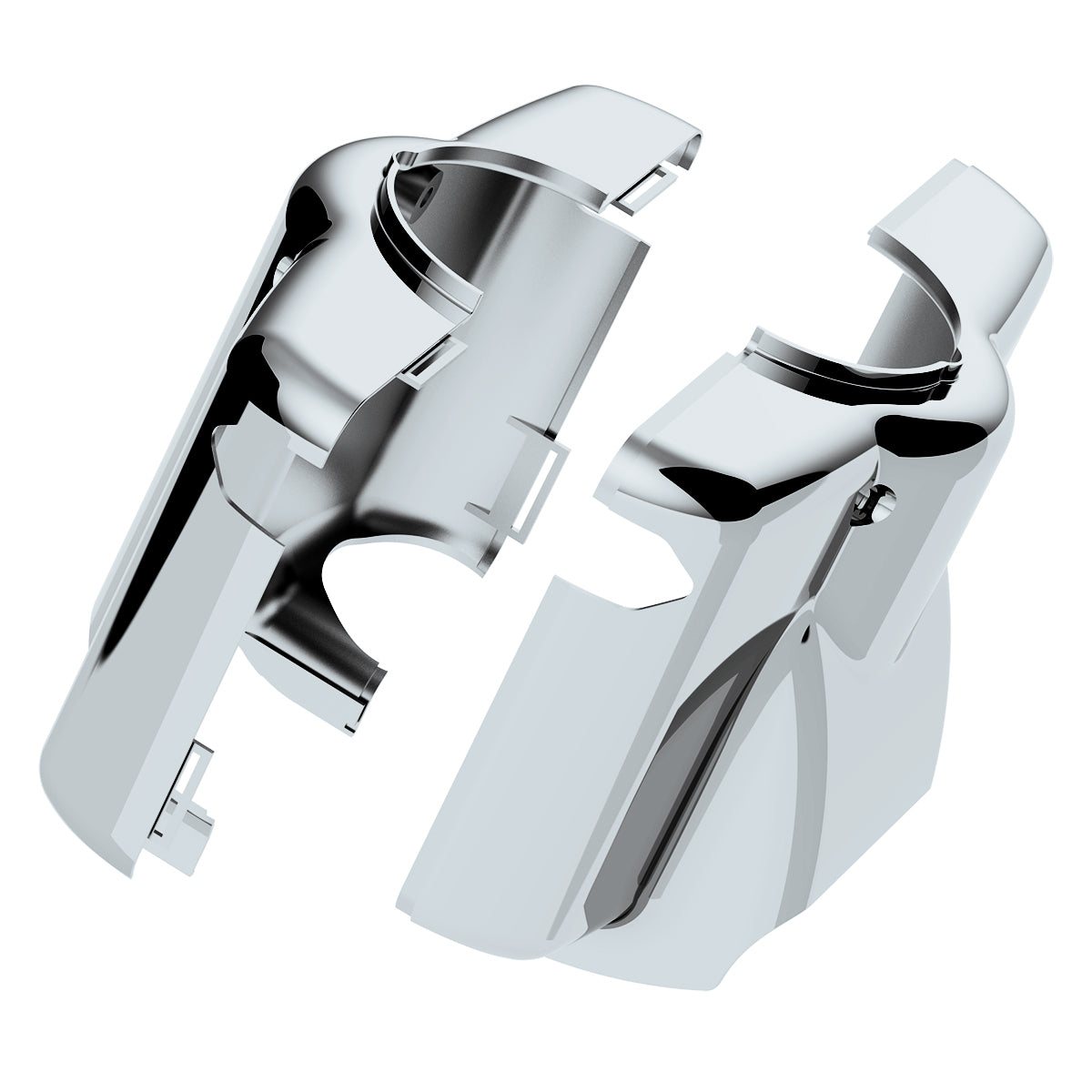 Chrome Plastic Upper Steering Column Cover For Peterbilt 379/378 (1998-2005), 335 (2005-2010), 330 (2000-2010)