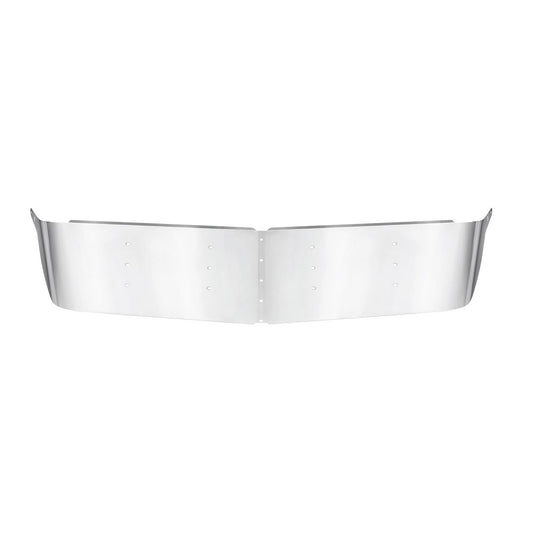 13-1/2" Stainless Curved Drop Visor For 1995-2006 Kenworth W900