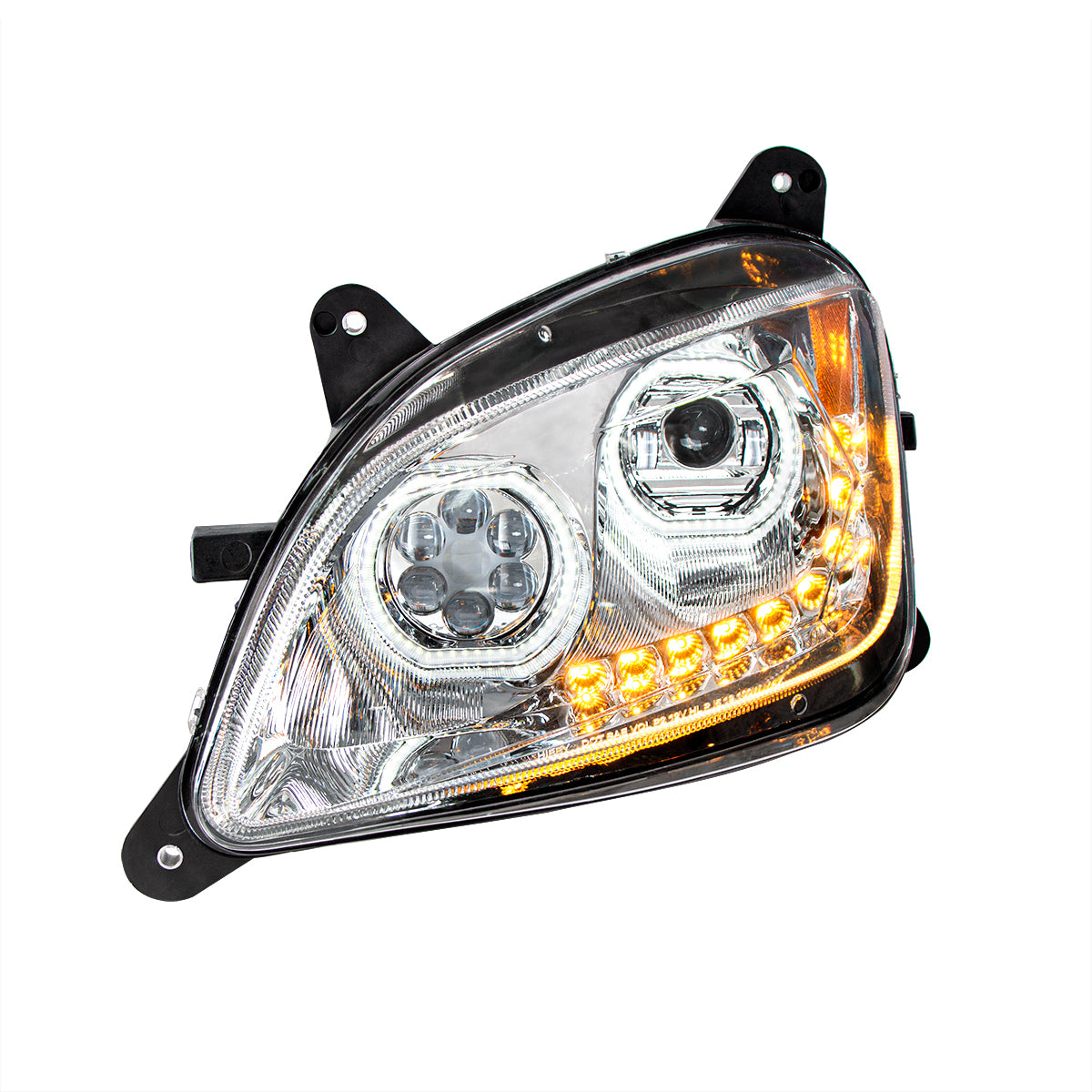 10 LED Headlight For Peterbilt 587 (2010-2016) & 579 (2012-2021)