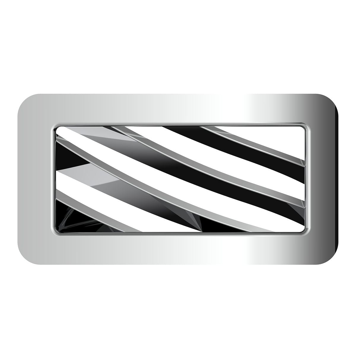 Chrome Plastic A/C Vent For 2001-2005 Peterbilt