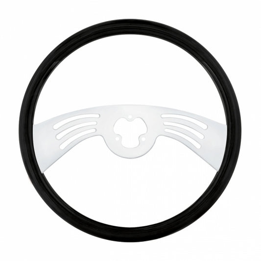 18" Carbon Black Steering Wheel Only - 2 Spoke