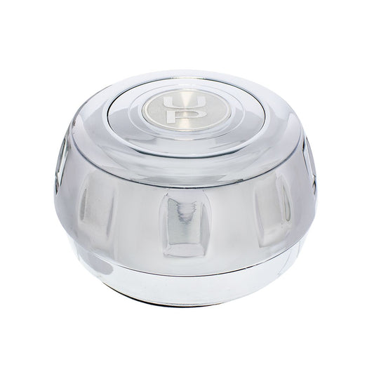 Chrome Steering Wheel Hub & Horn Button Kit For Kenworth (1995-1997) & Peterbilt (1993-1998)