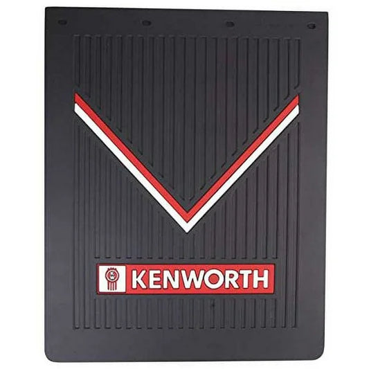 Kenworth Logo Rear Mud Flap 24 X 30 Inch Black Rubber