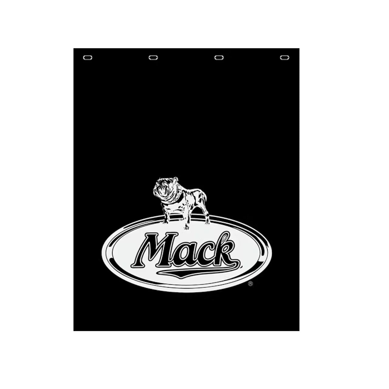 Mack Bulldog Logo Poly Mud Flap 24" x 30"