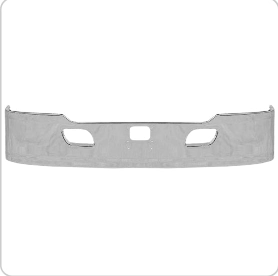 Kenworth T680 17" Chrome Bumper with Radar Cutout