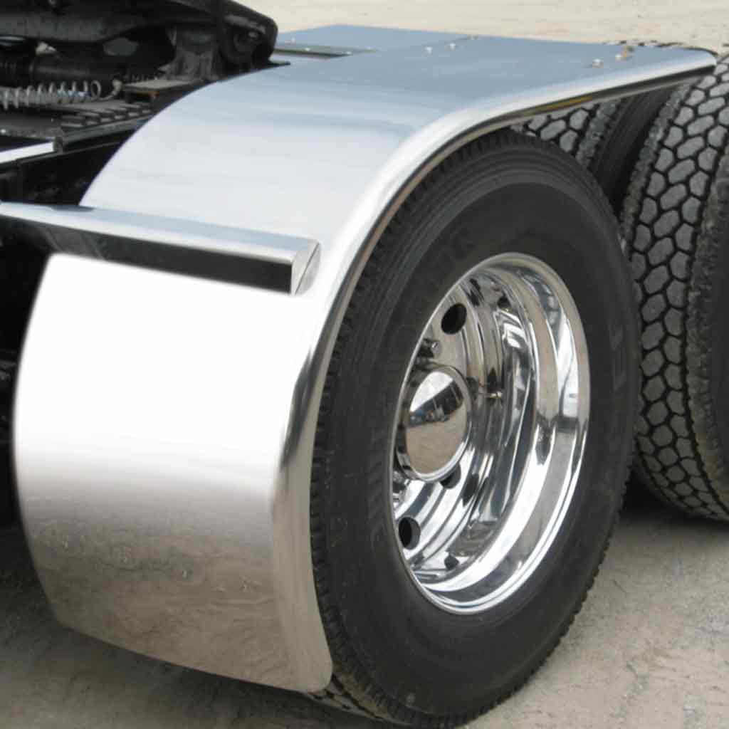 80″ Rollin’ Lo Smooth Half Fenders – 16 Gauge | 430 Stainless Steel