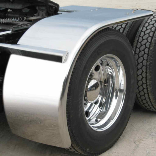 80″ Rollin’ Lo Smooth Half Fenders – 16 Gauge | 430 Stainless Steel