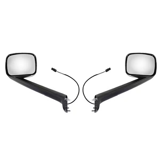 Hood Mount Mirror RH Black Freightliner