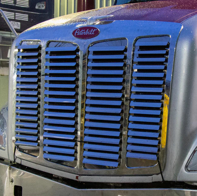 Peterbilt 579 Old Body Hood Grill - 66 Louvers - Grill Surround NOT included.